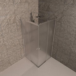 Triton Душевой уголок Вента Хром Вельвет 90/90 Щ0000067979 – фотография-4